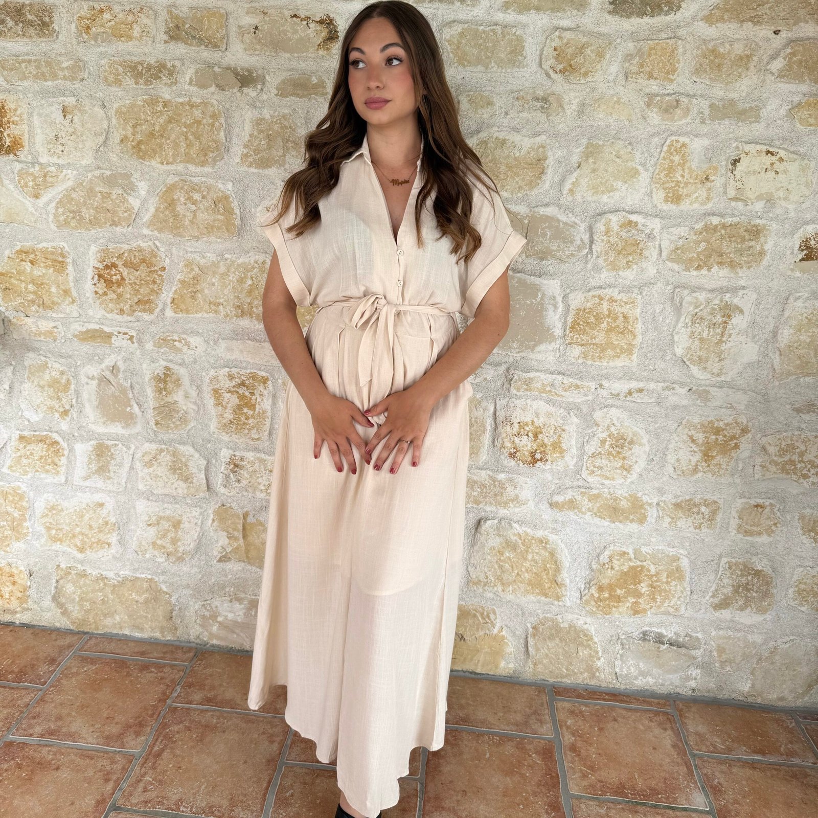 Robe manche courte “Sienna”