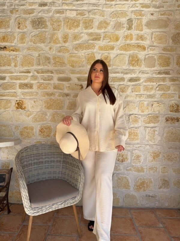 Chemise effet lin “NAYA” – Image 2