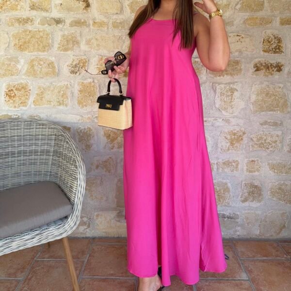 Robe longue "Pink"